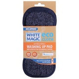 White Magic Eco Cloth Washing Up Pad Denim