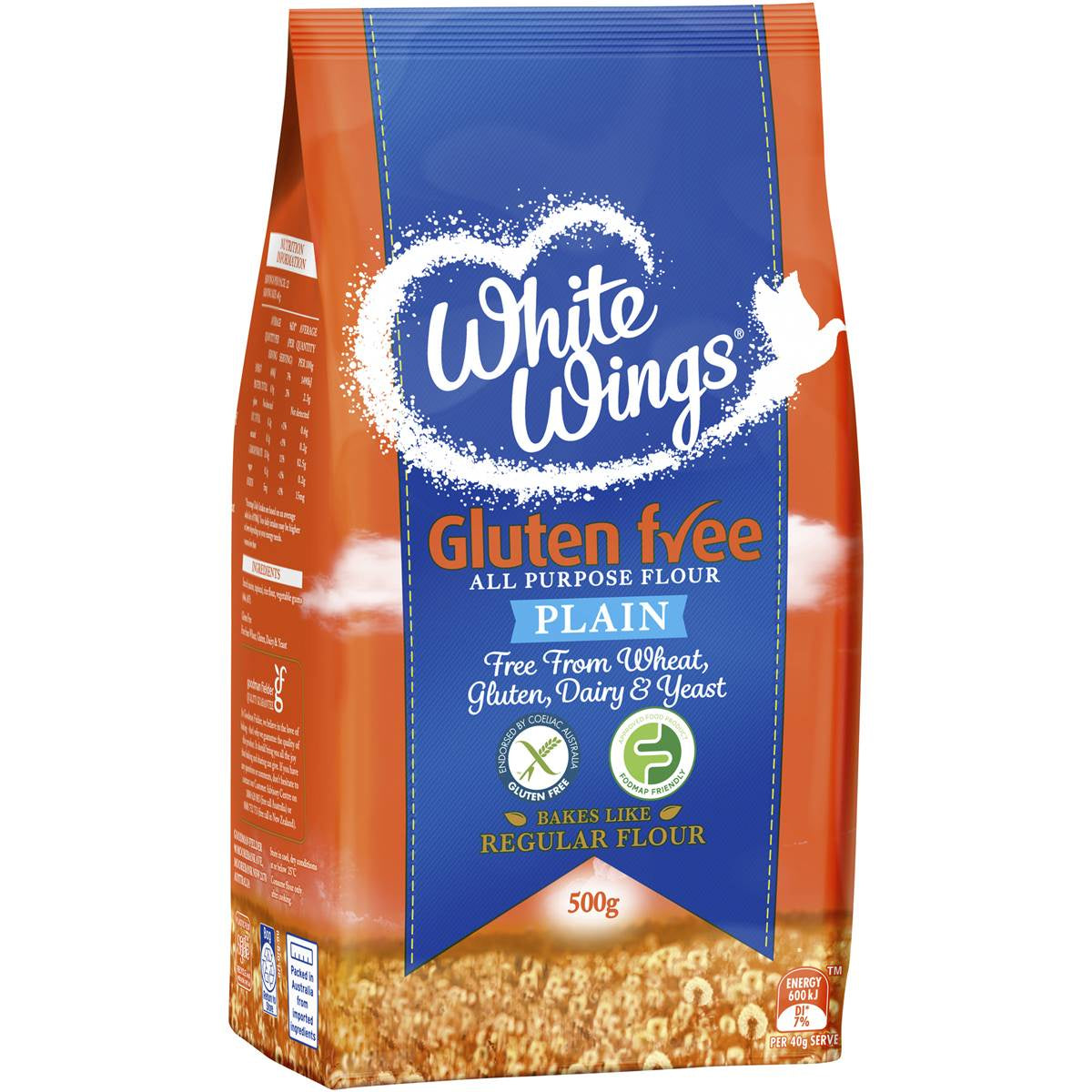 White Wings Plain Flour GF 500g