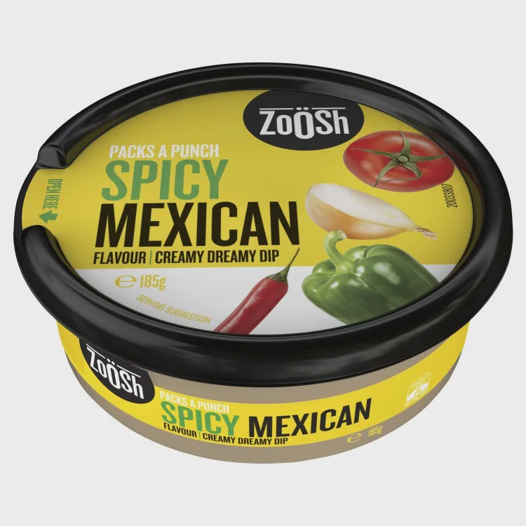 Zoosh Dip Spicy Mexican 185g