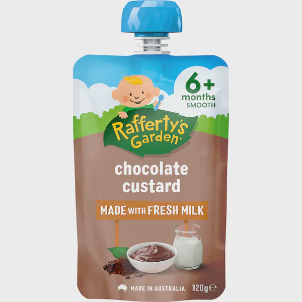 Rafferty's Garden  Chocolate Custard 6+ Months 120g