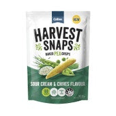 Calbee Harvest Snaps Sour Cream and Chives 120g