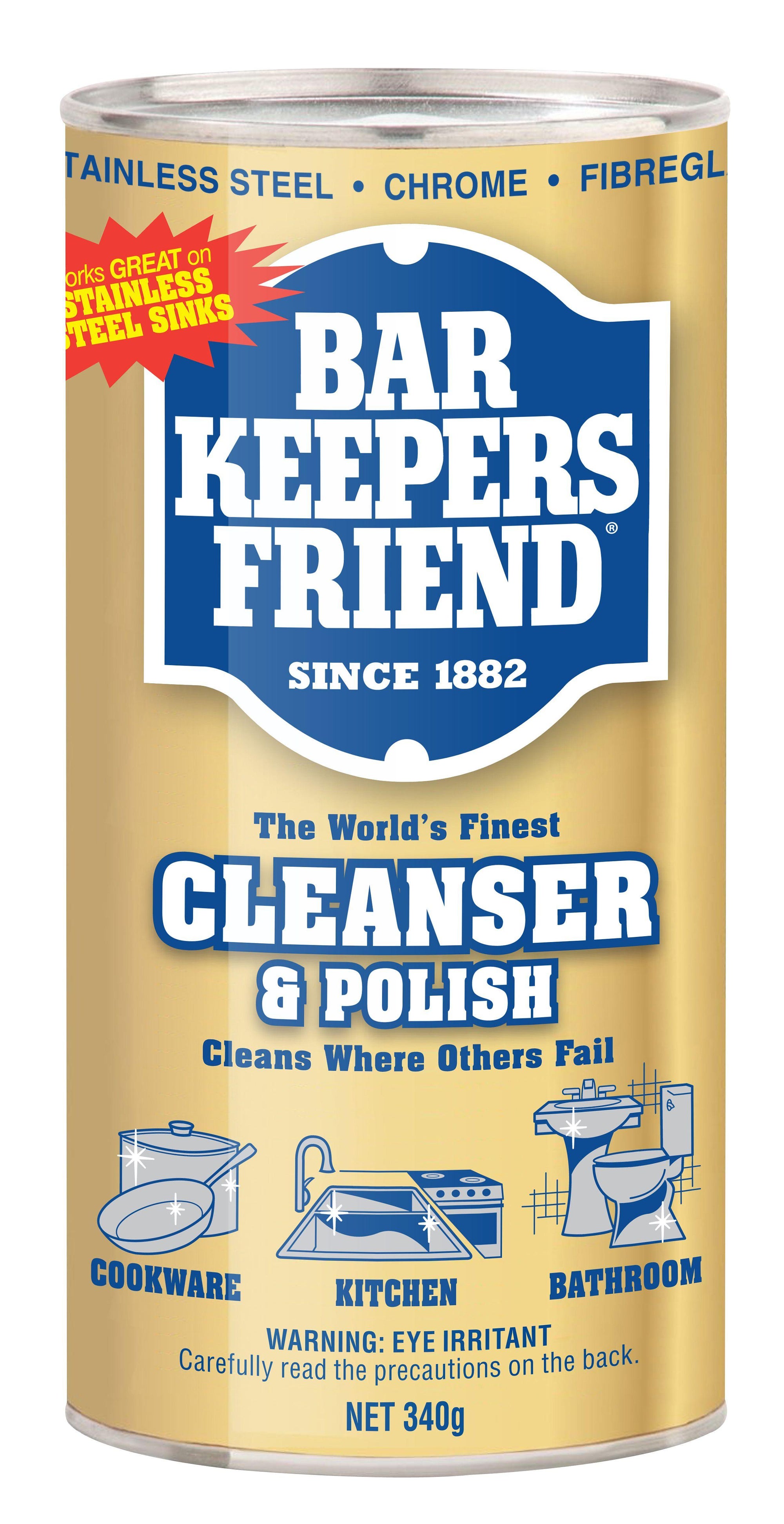 Bar Keepers Friend Cleanser & Polish 340g