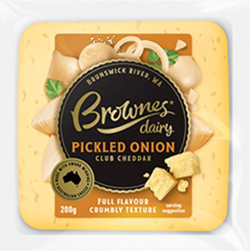 Brownes Club Cheddar Pickled Onion 200g