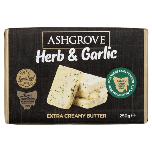 Ashgrove Herb & Garlic Butter 250g
