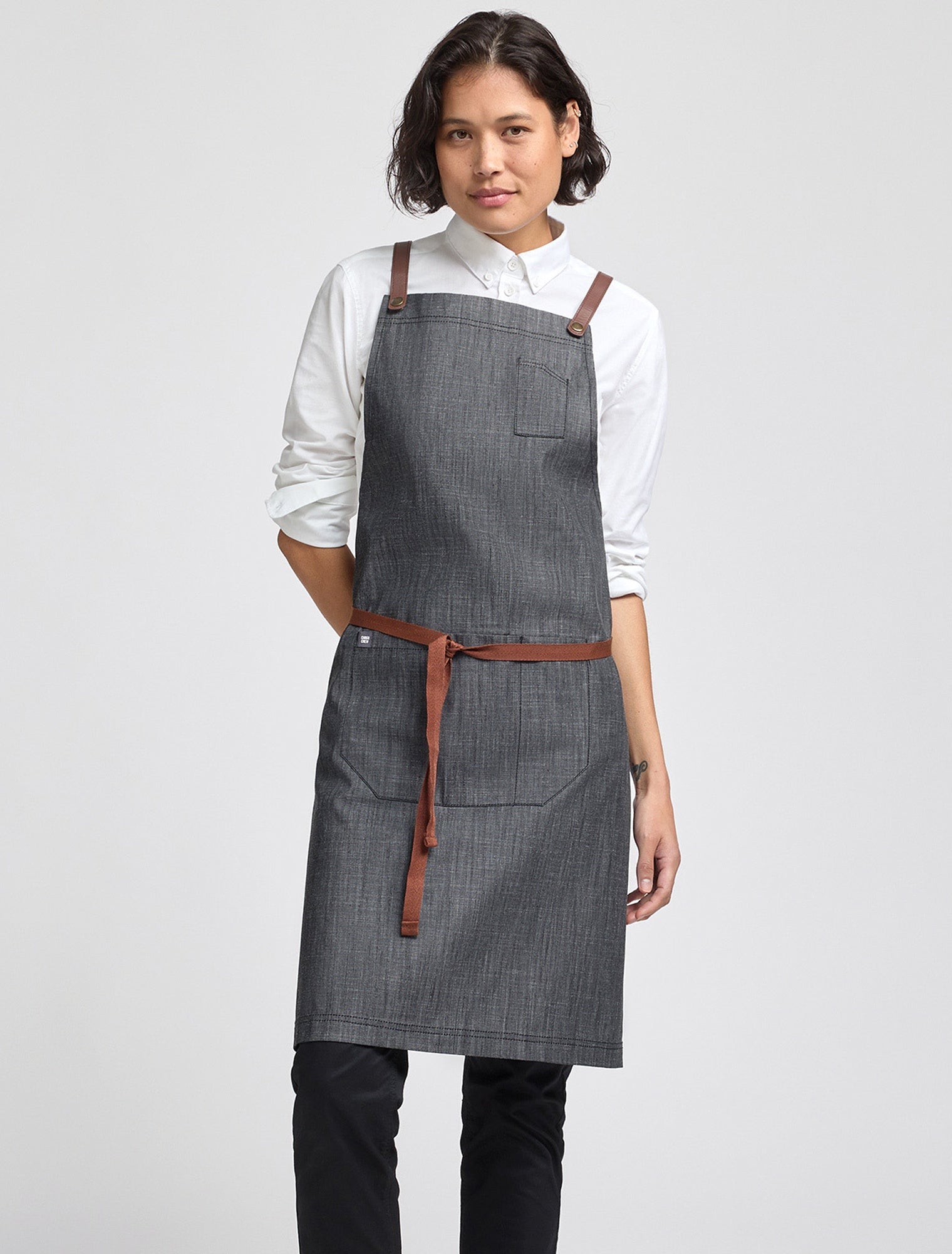 Cargo Crew - Henry Bib Apron - Charcoal