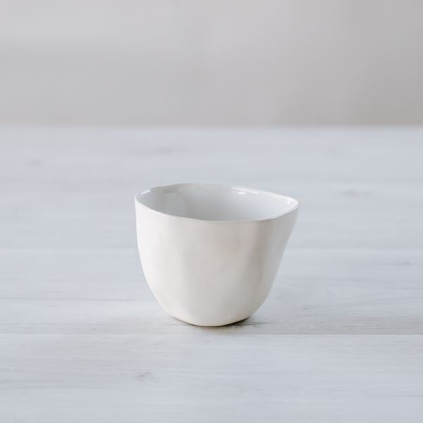 Flax Dip Bowl White