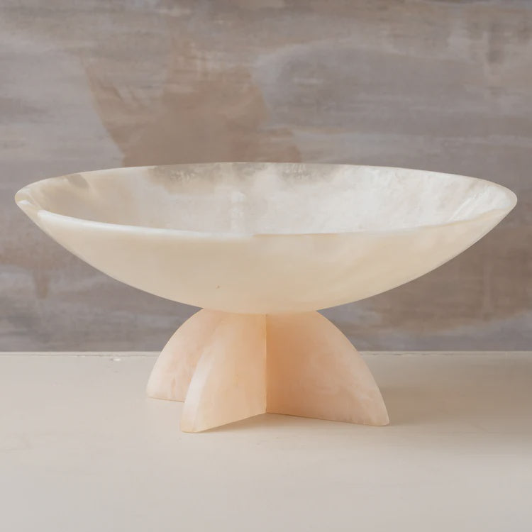 Flow Resin Fruit Bowl Peach Blush