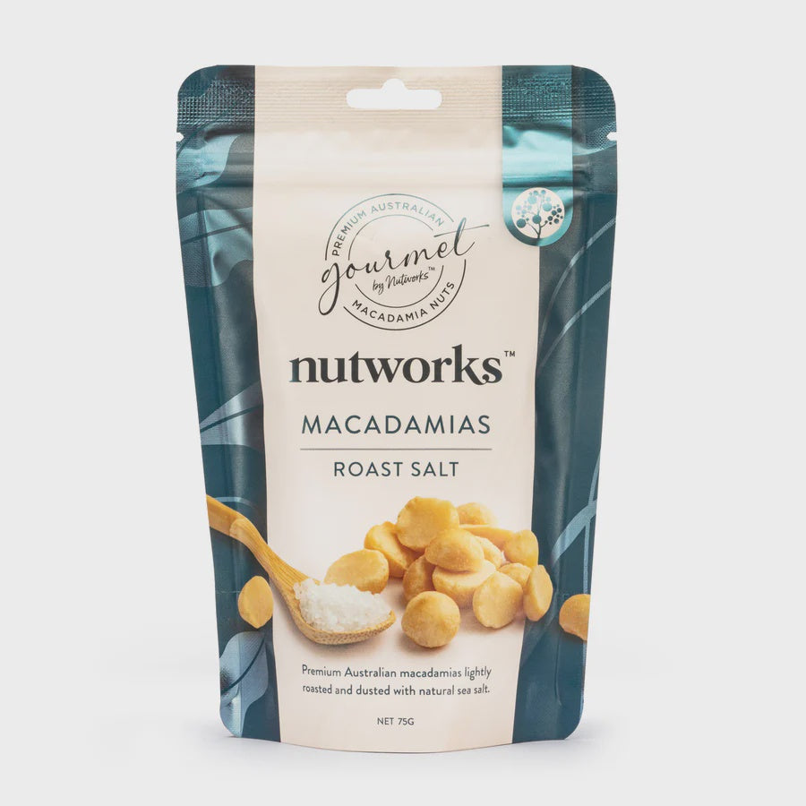 Nutworks Macadamias Roast Salt 75g