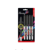 BIC Intensity Permanent Marker Fine 4pk Assorted