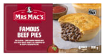 Mrs Macs Pie Beef 4 Pk