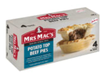 Mrs Macs Potato Top Beef Pie 4 Pk