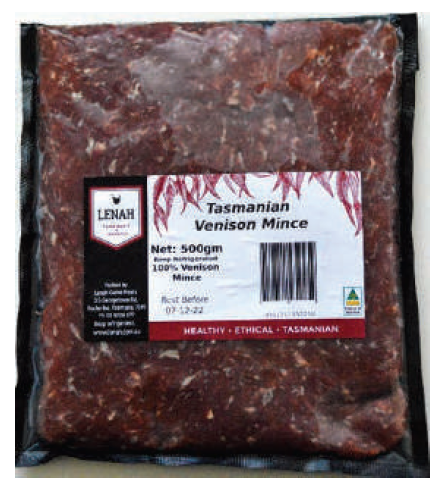 Pandani Wild Tasmanian Venison Mince 500g