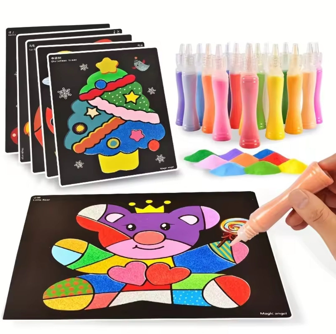 Scraping Art Sand Painting Set