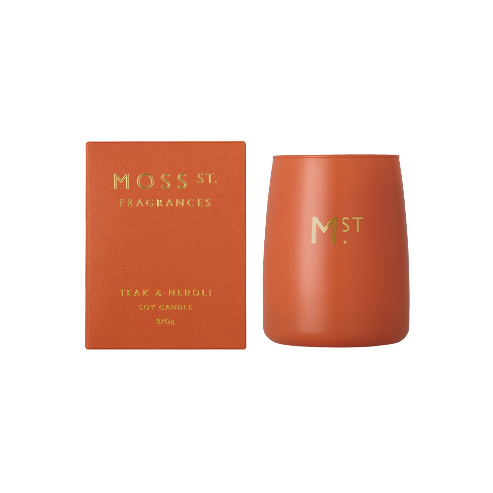 Moss St Large Candle 370g Teak & Neroli Ltd Edition 2