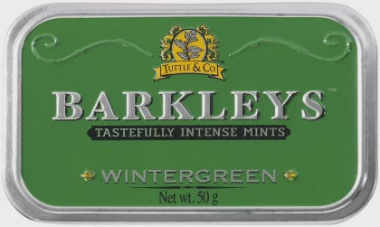 Barkleys Mints Wintergreen Tin 50g