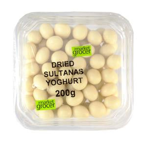 The Market Grocer Yoghurt Sultanas 200g