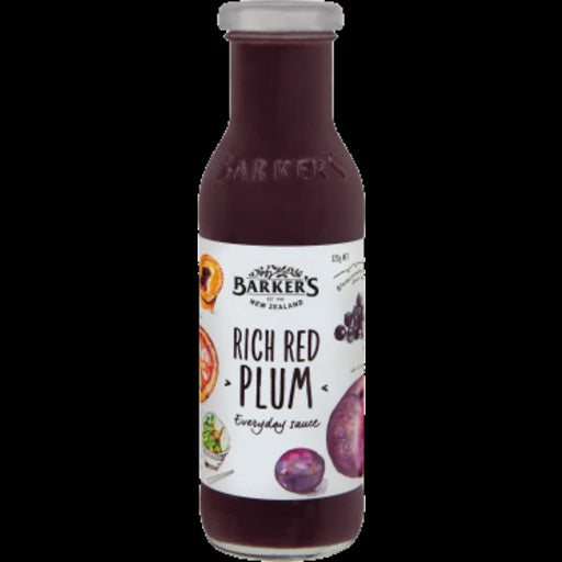 Barkers Rich Red Plum Sauce GF325gm