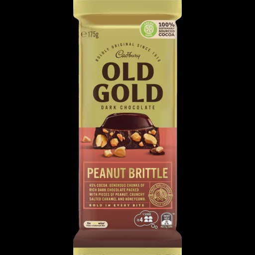 Cadbury Old Gold Peanut Brittle 175g