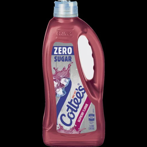 Cottee's Raspberry Zero Sugar Cordial 1L