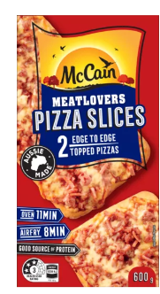 McCain Pizza Slice Meat Lovers 600g