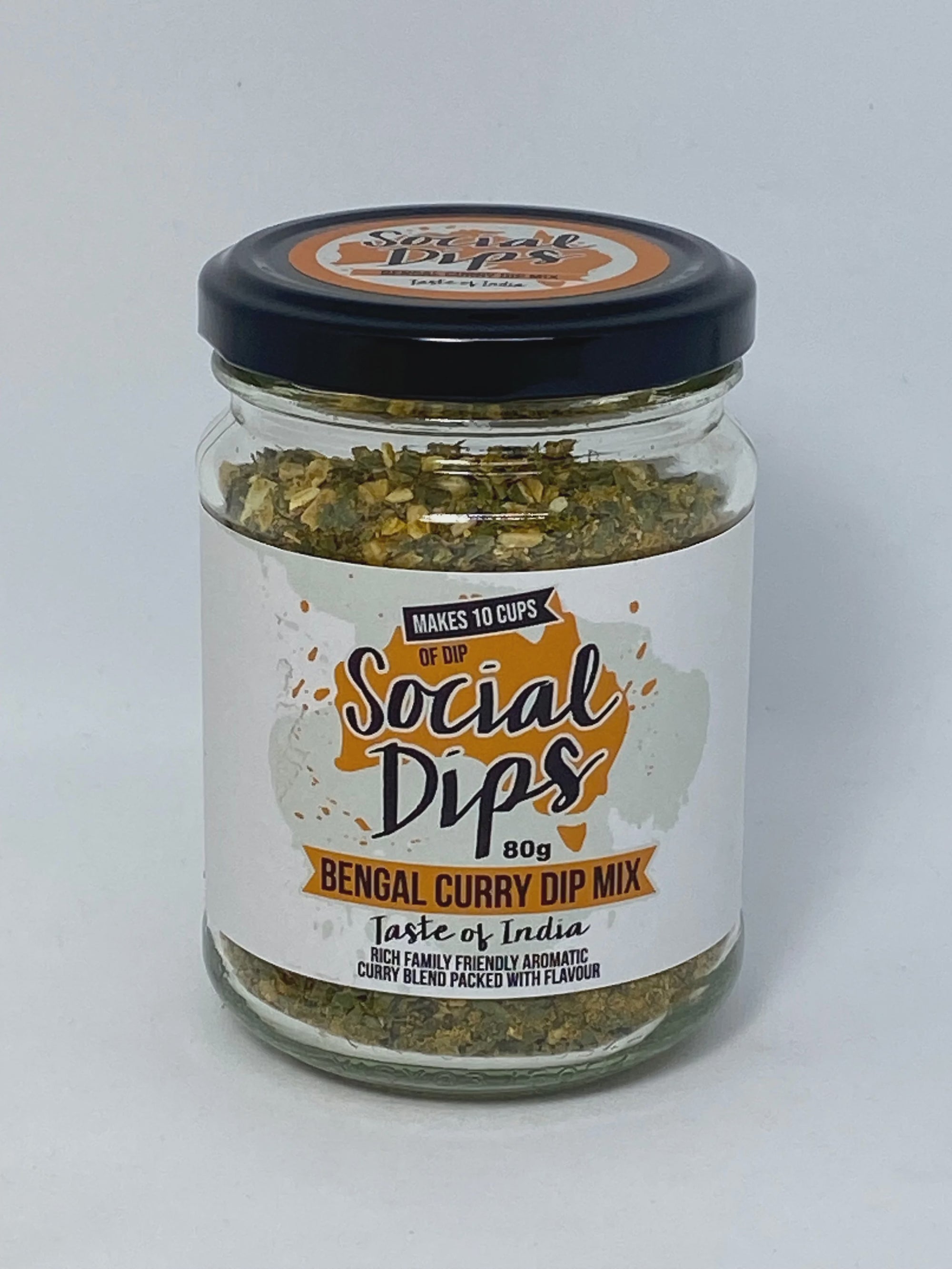 Social Dips Bengal Curry Dip Mix 80g