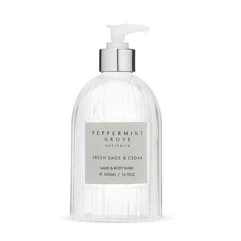 Peppermint Grove Hand & Body Wash 500ml - Fresh Sage & Cedar