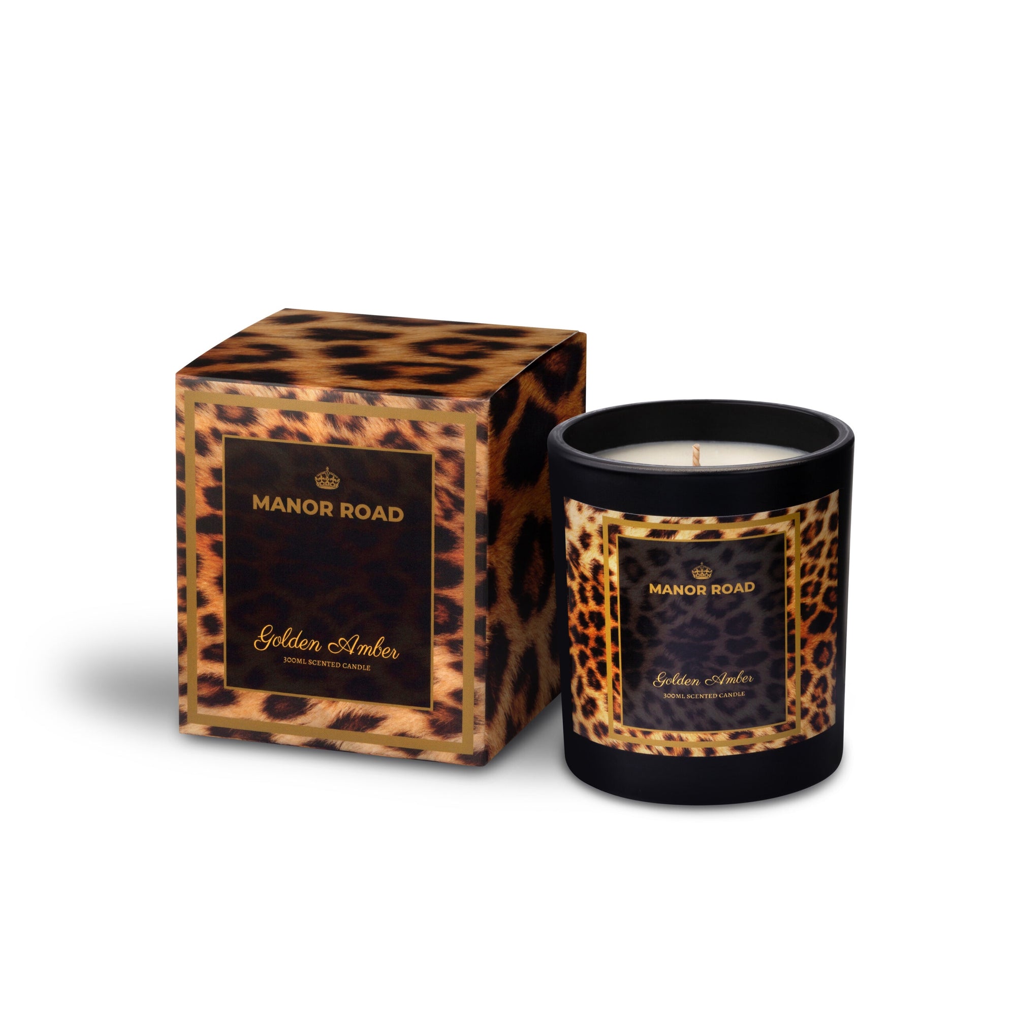 Manor Road Golden Amber Candle