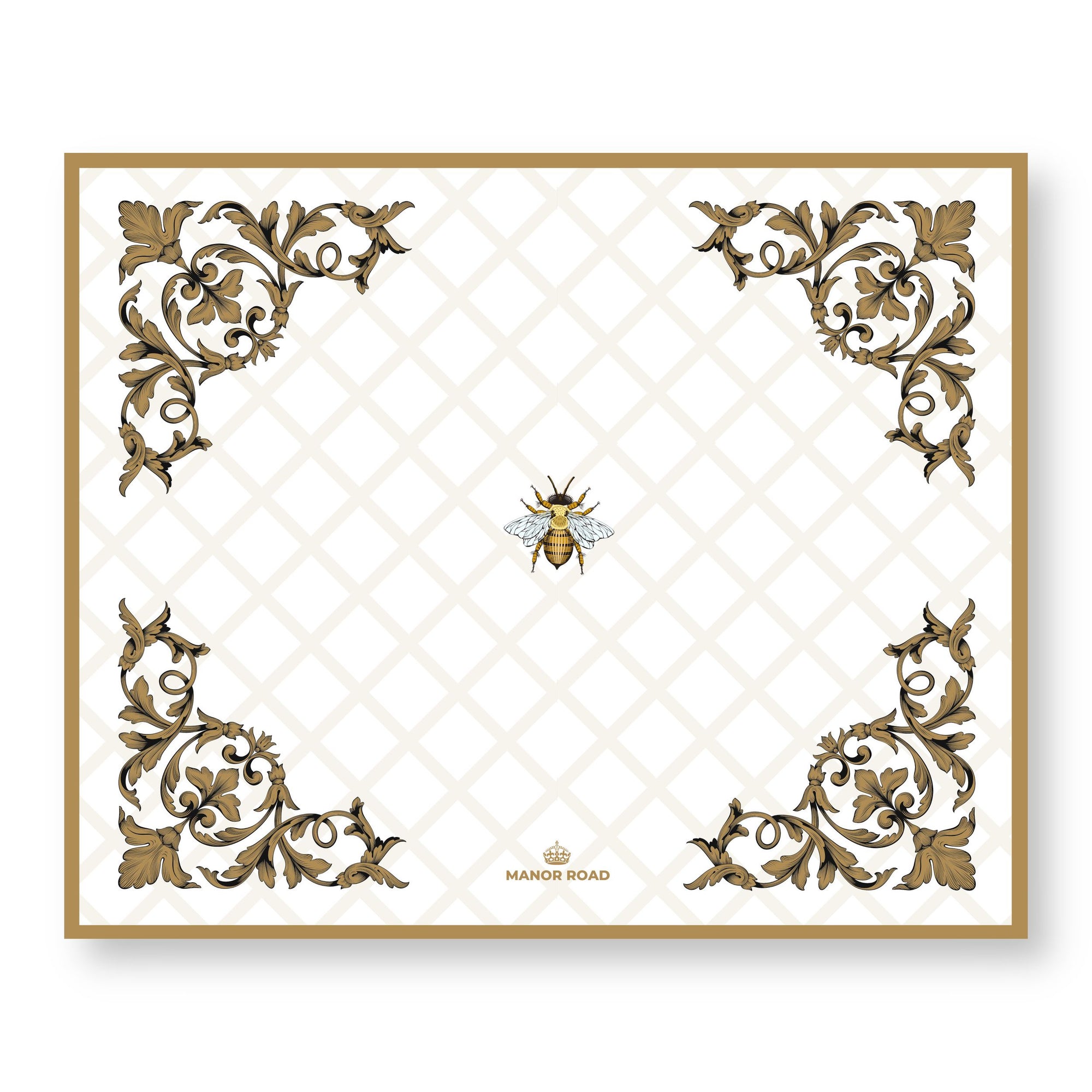 Manor Road Placemats Ornamental Bee - 30pk