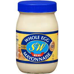 S & W Whole Egg Mayonnaise 440g