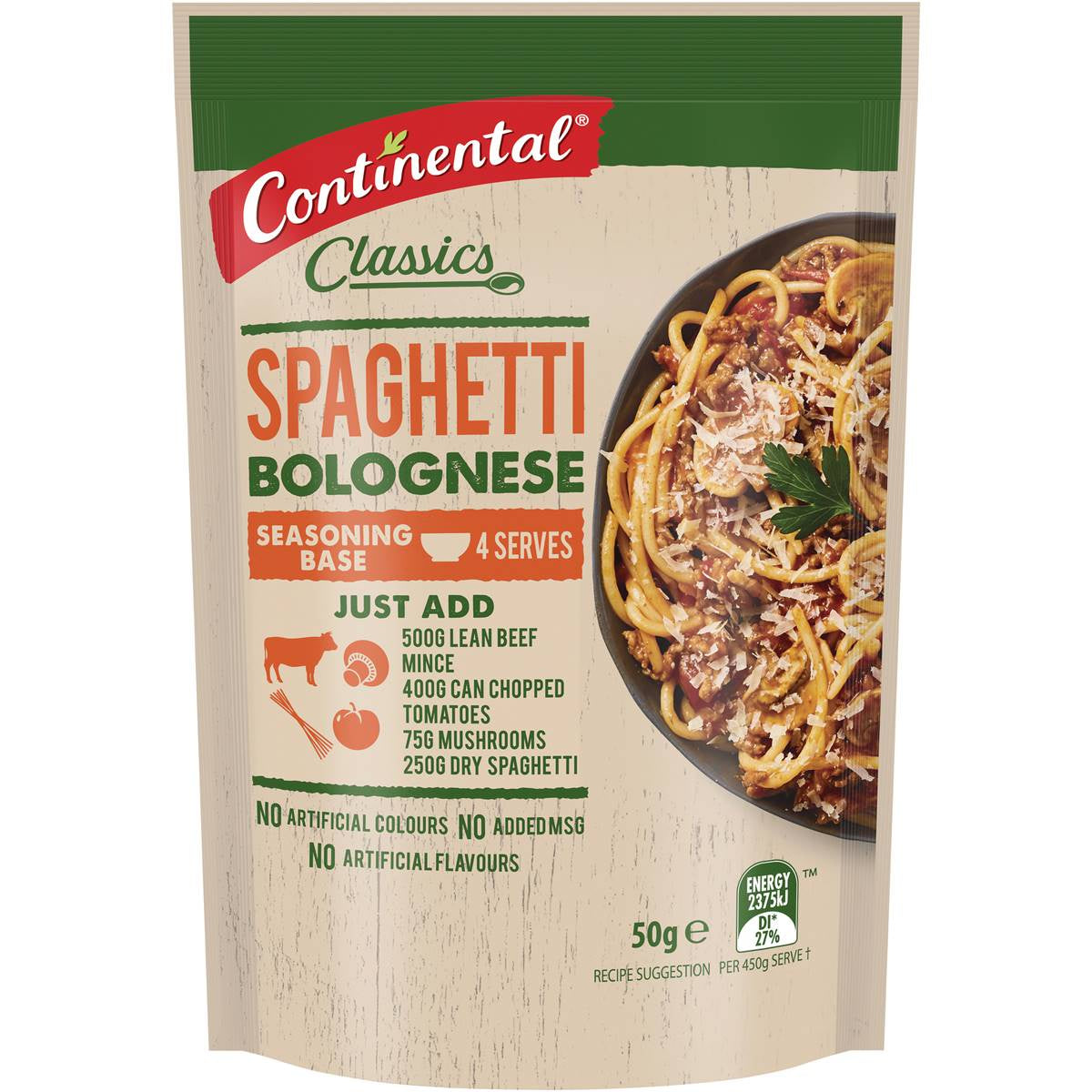 Continental Seasoning Base Spaghetti Bolognese 50g