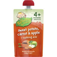 Rafferty's Garden 4+ Mth S/Potato Carrot Apple 120g