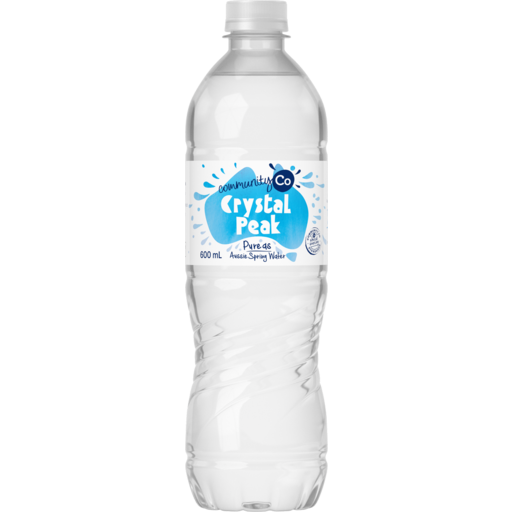 Community Co Crystal Peak Spring Water 600ml (ea)