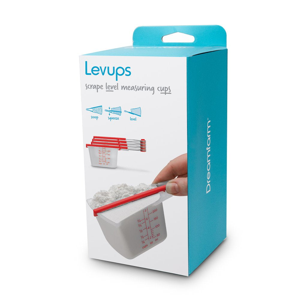 Dreamfarm Levups Measure Cups Red