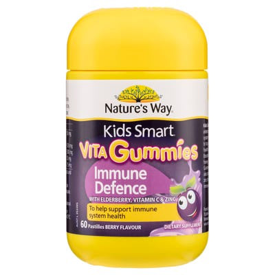 Nature's Way Kids Smart Vita Gummies Immune Defence 60pk