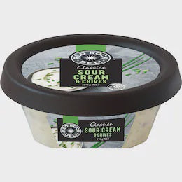 Red Rock Deli Sour Cream & Chives Dip 190g