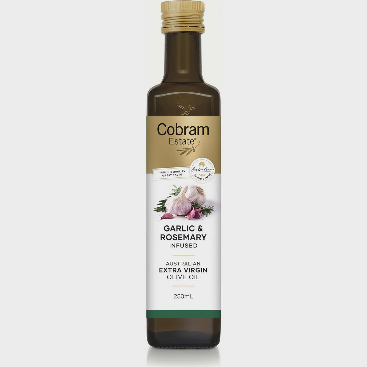 Cobram Estate Extra Virgin Olive Oil Garlic & Rosemary Infused 250ml