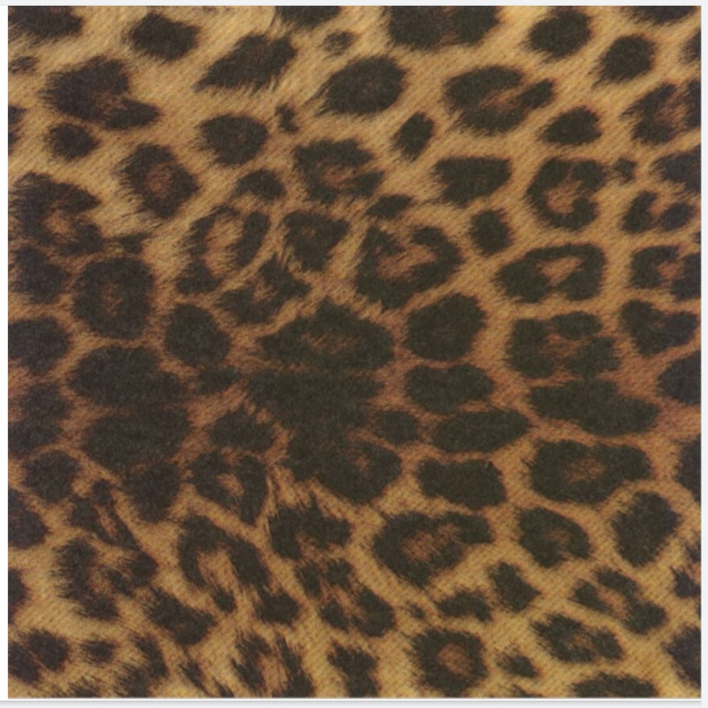 Manor Road Leopard Dinner Napkin