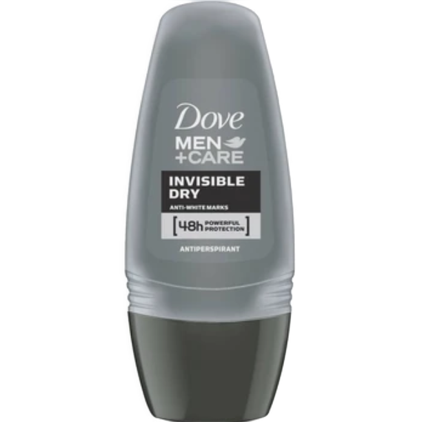 Dove Antiperspirant For Men Invisible Dry Roll On 50ml