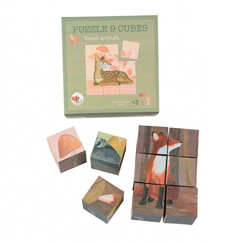 Egmont Forest Cube Puzzle 9 Pieces