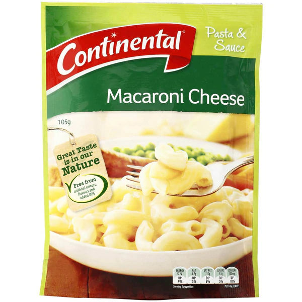 Continental Pasta & Sauce Macaroni Cheese 105g