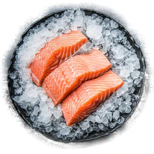 Seafrost Salmon Portions 180g/200g (Skin On)