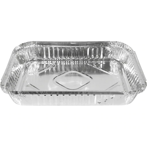 Alfoil Tray (Lg) Rectangle #485 + Lids (5) 272mm x 214mm x 38mm