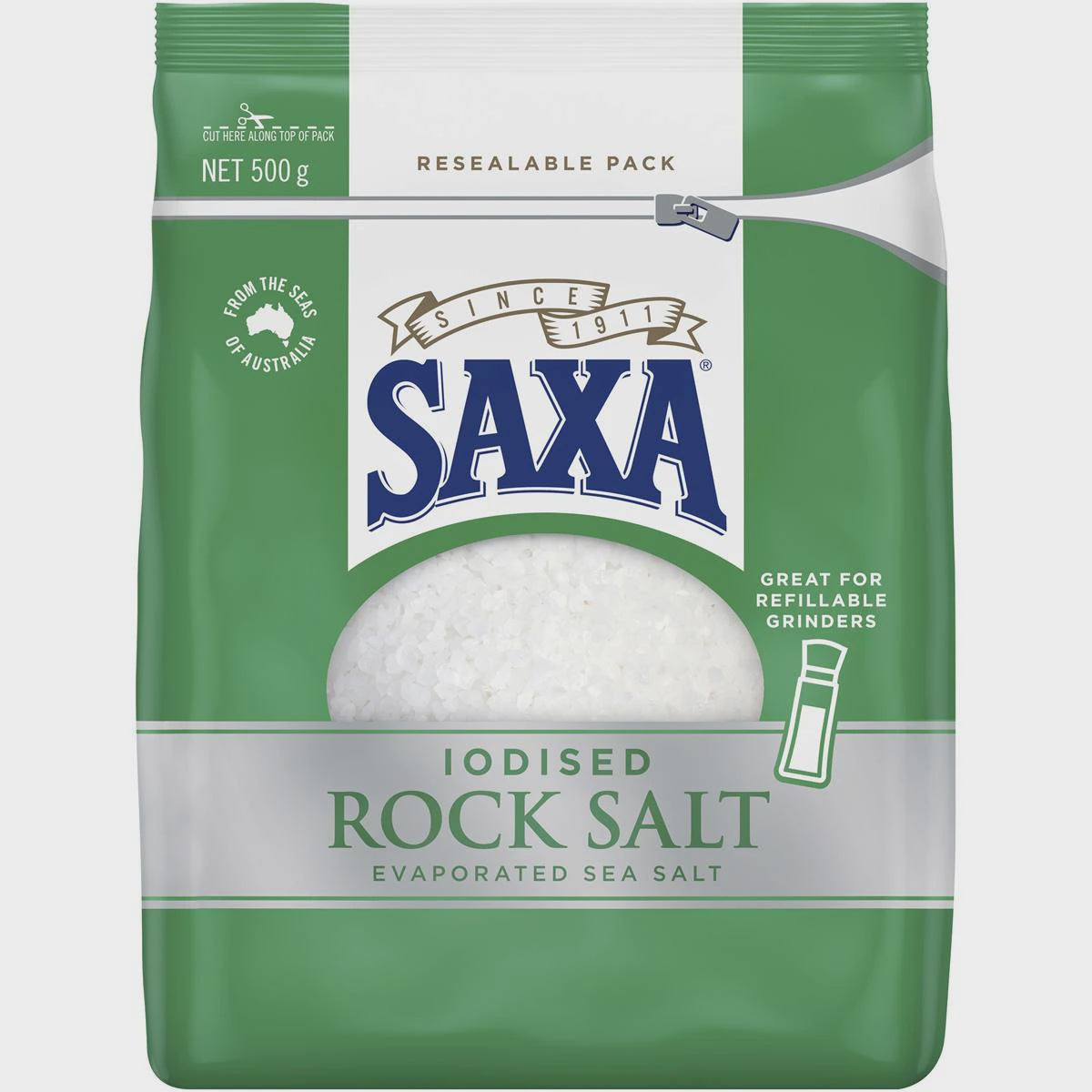 Saxa Rock Salt lodised 500g