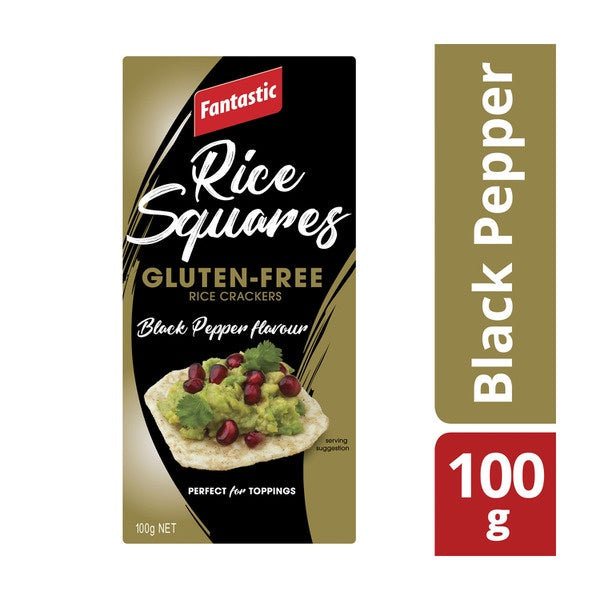 Fantastic Rice Square GF Black Pepper 100g