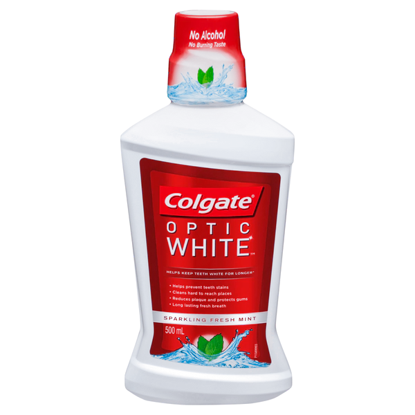 Colgate Optic White Mouthwash 500ml