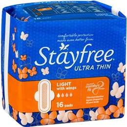 Stayfree Ultra Thin Light Wing 16