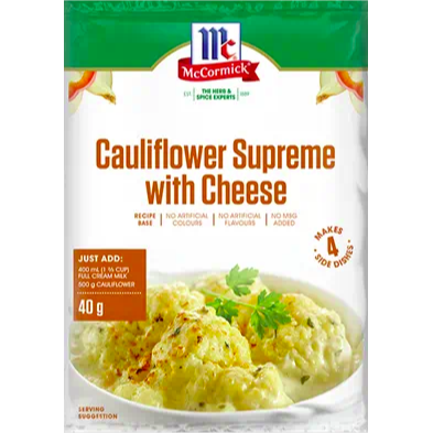 McCormick Cauliflower Supreme with Cheese 40g