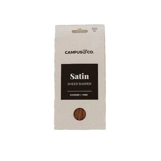 Campus & Co Satin Sheer Shaper, Bronze, Medium