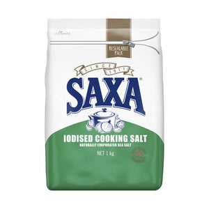 Saxa Iodised Cooking Salt 1kg