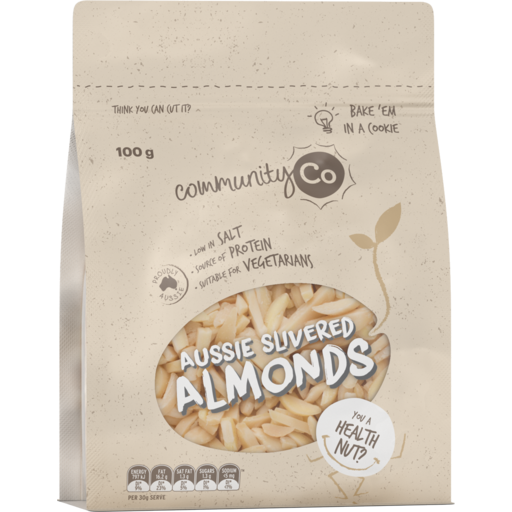 Community Co Almonds Slivered 120g